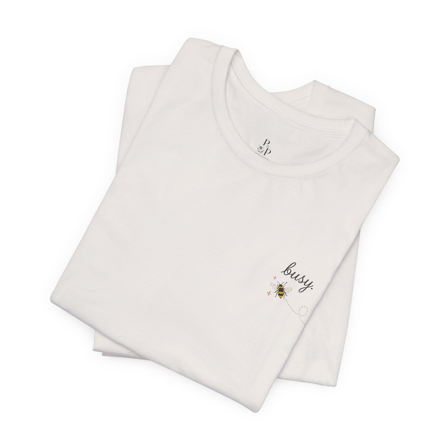 Busy. Be Still. Faith Graphic Tee Unisex Jersey Short Sleeve Tee