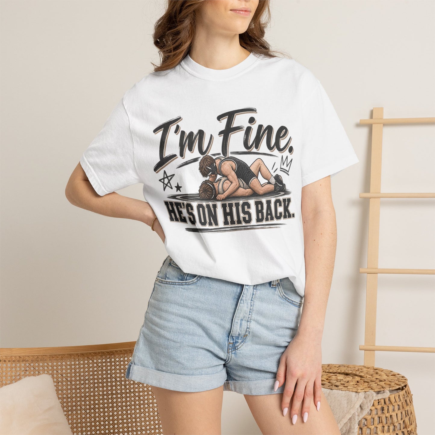 I'm Fine - Unisex Garment-Dyed T-shirt