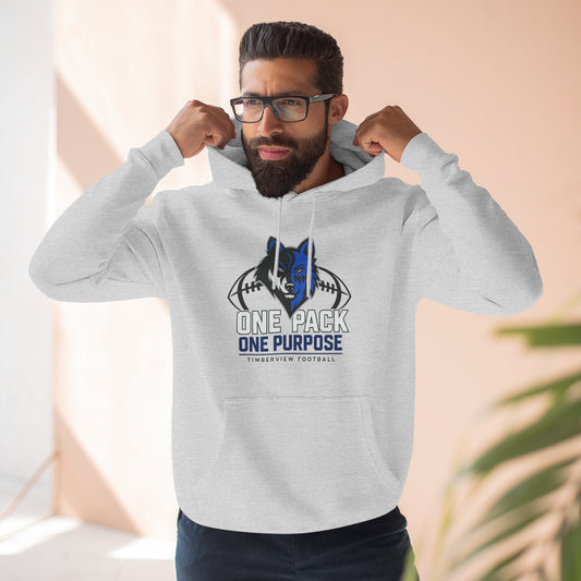 Custom Three-Panel Fleece Hoodie