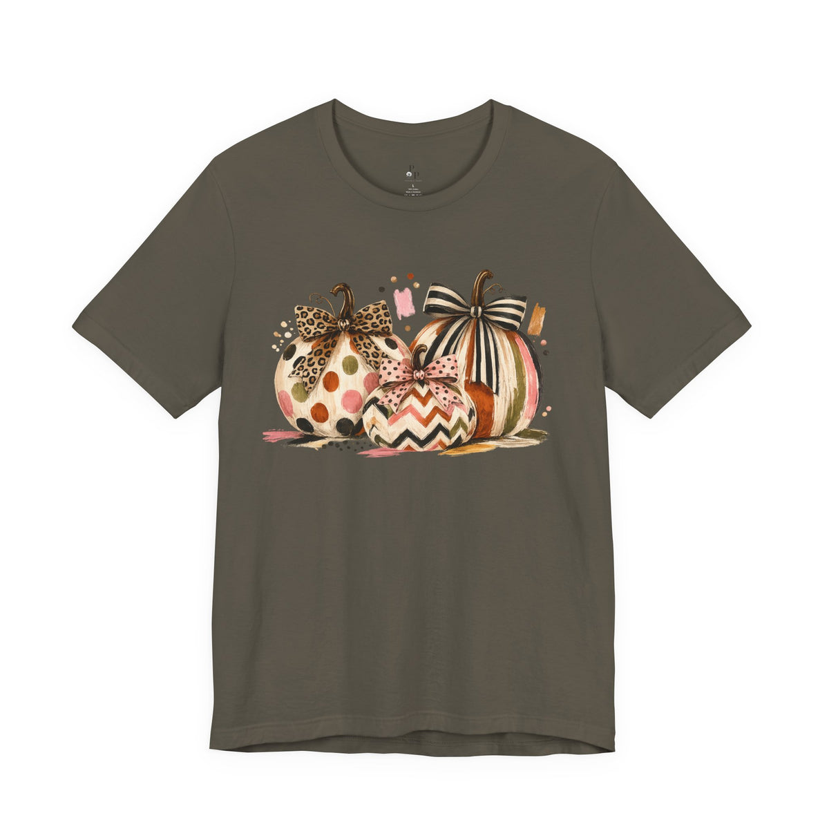 Pretty in Pumpkin | Boutique Fall Graphic Tee 🎀🍂  Jersey Short Sleeve Tee
