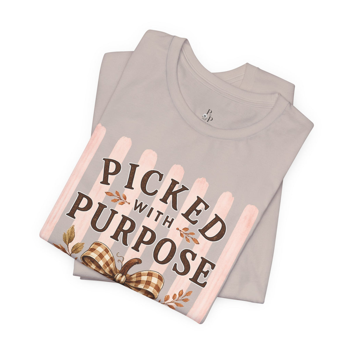 Picked With Purpose Pumpkin Tee — Fall Harvest Autumn Shirt