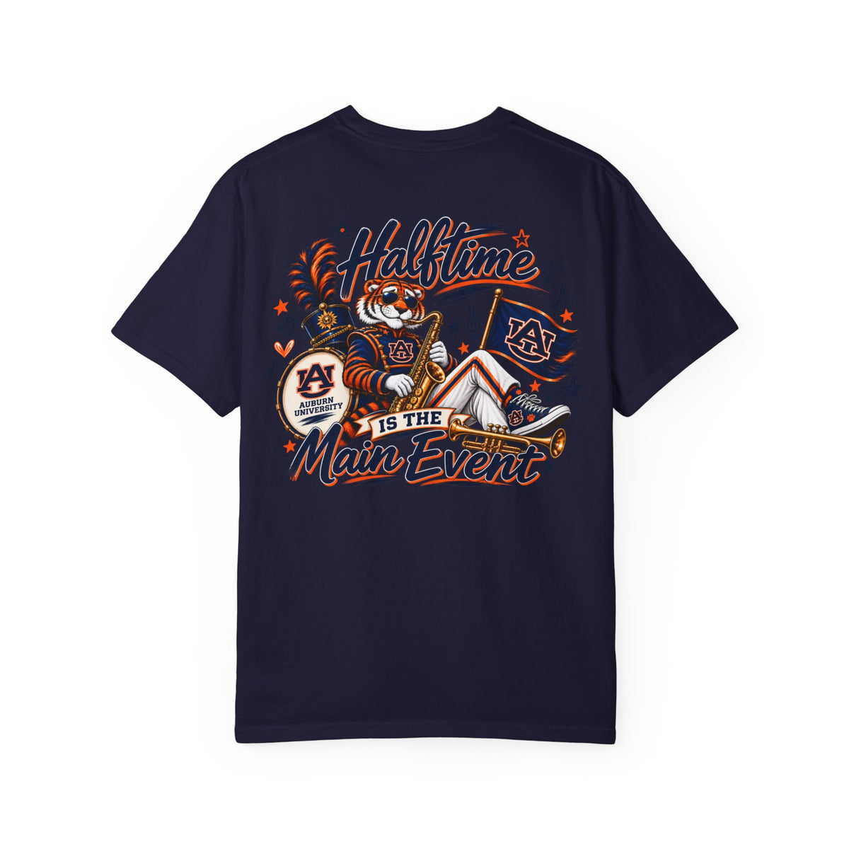 Auburn Halftime T-Shirt — 'Halftime is the Main Event' Game Day Tee