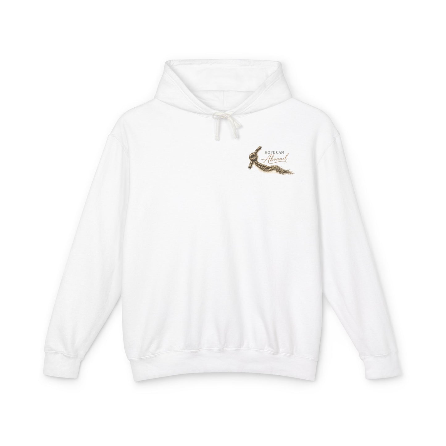 Hope Can Abound Unisex Lightweight Hooded Sweatshirt