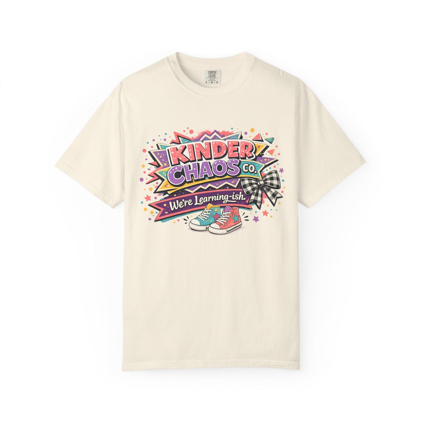 Kinder Chaos- Unisex Garment-Dyed T-shirt