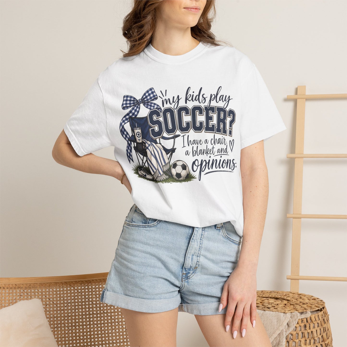 My Kid Plays Soccer - Unisex Garment-Dyed T-shirt