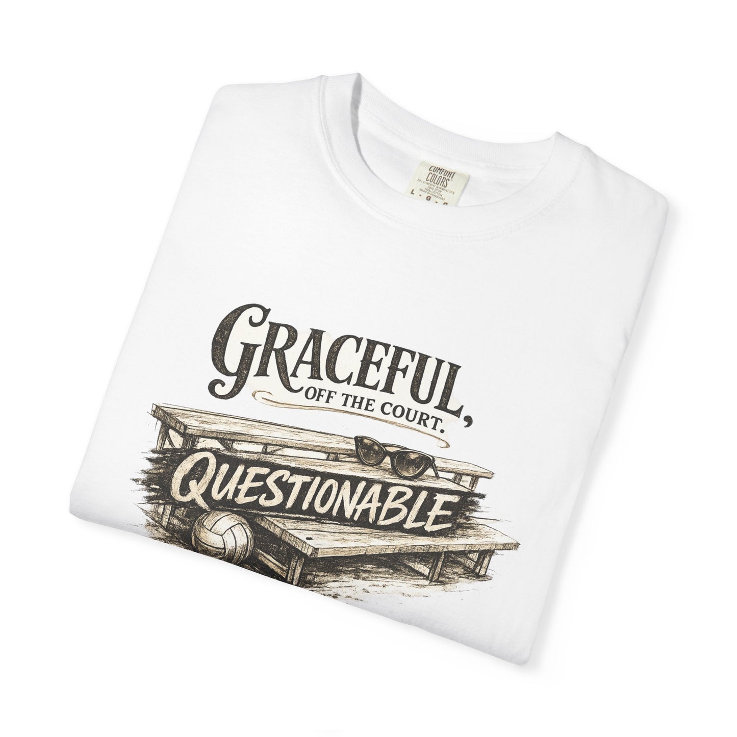 Graceful/Questionable - Unisex Garment-Dyed T-shirt