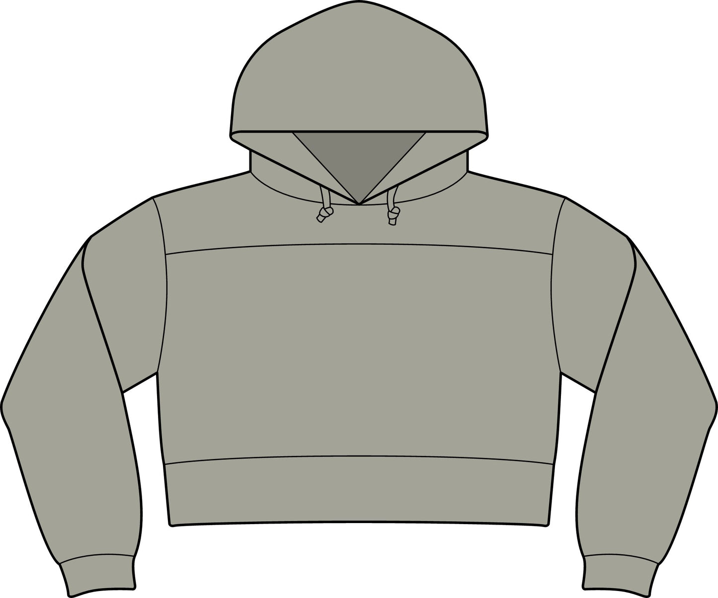 NEW  Rampart Custom Hoodie-Women's Cropped Fleece Hooded Sweatshirt