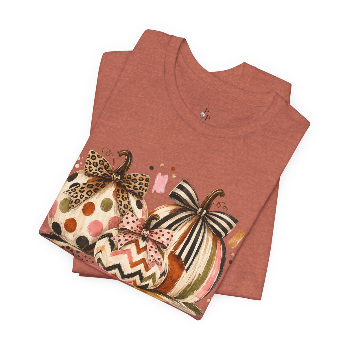Pretty in Pumpkin | Boutique Fall Graphic Tee 🎀🍂  Jersey Short Sleeve Tee
