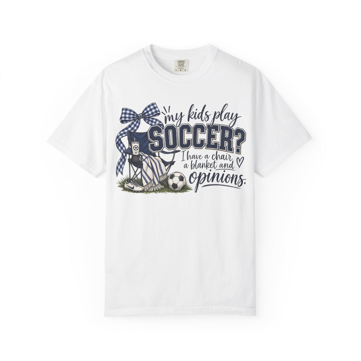 My Kid Plays Soccer - Unisex Garment-Dyed T-shirt