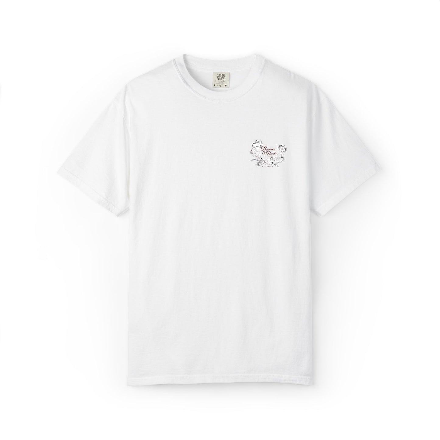 Poppies & Pearls Unisex Garment-Dyed T-shirt