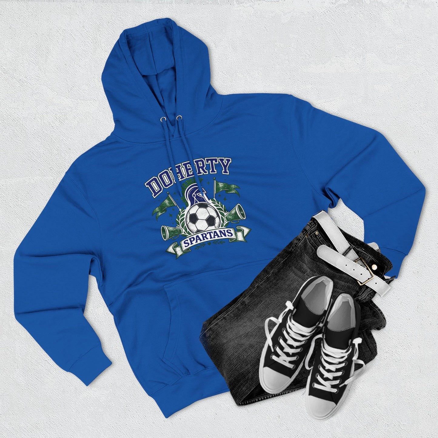 Doherty Custom Soccer Three-Panel Fleece Hoodie