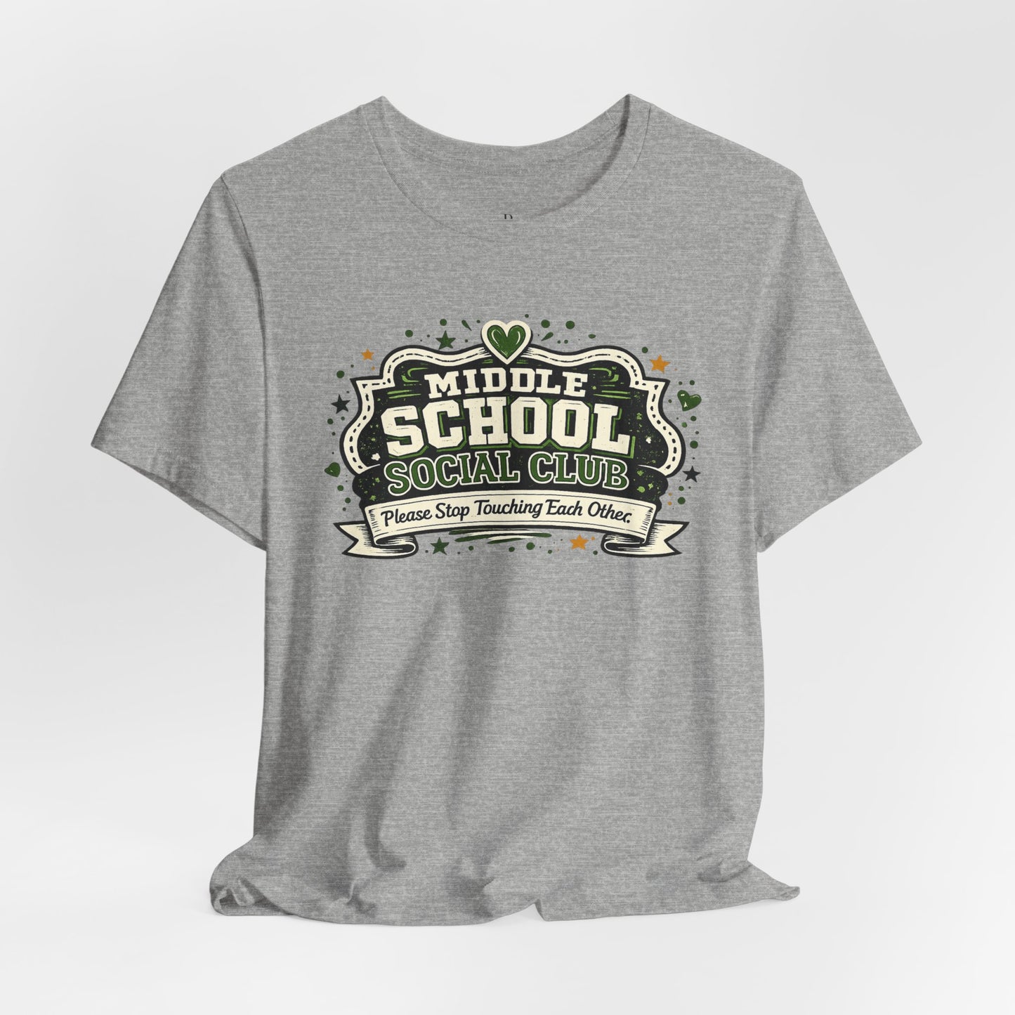 Middle School Social Club Unisex Jersey Short Sleeve Tee