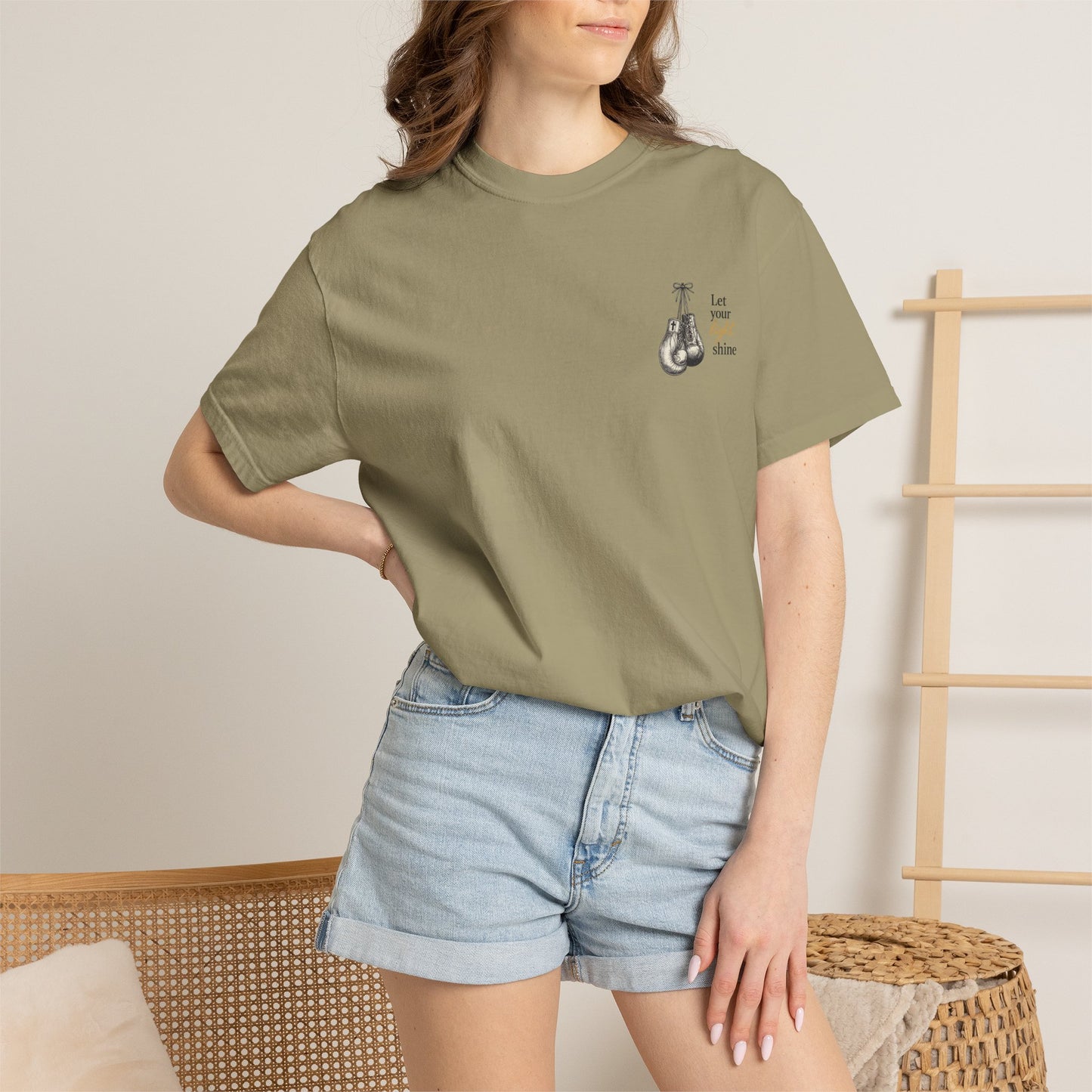 Fighting the Good Fight Grit & Grace collection -Unisex Garment-Dyed T-shirt