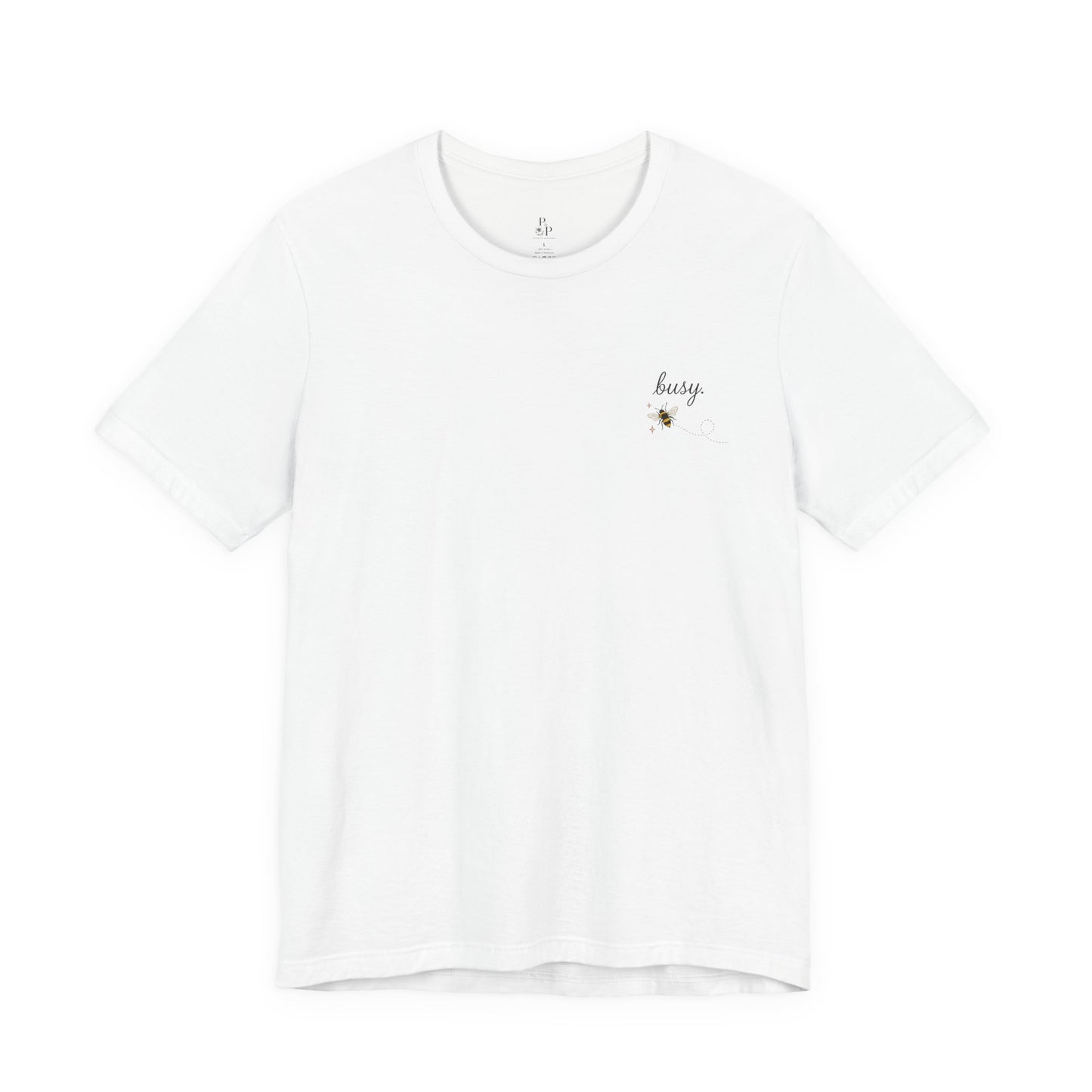 Busy. Be Still. Faith Graphic Tee Unisex Jersey Short Sleeve Tee