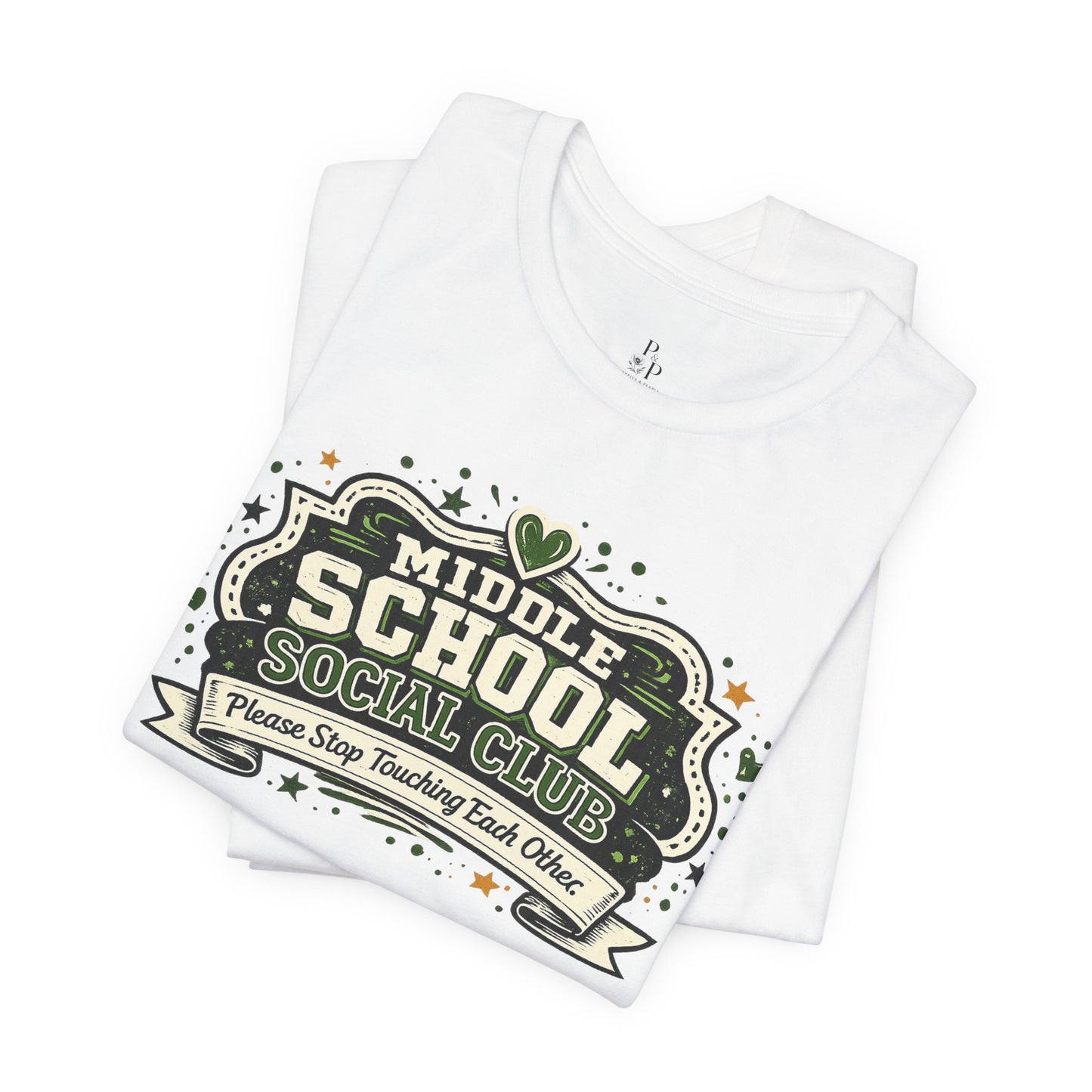 Middle School Social Club Unisex Jersey Short Sleeve Tee
