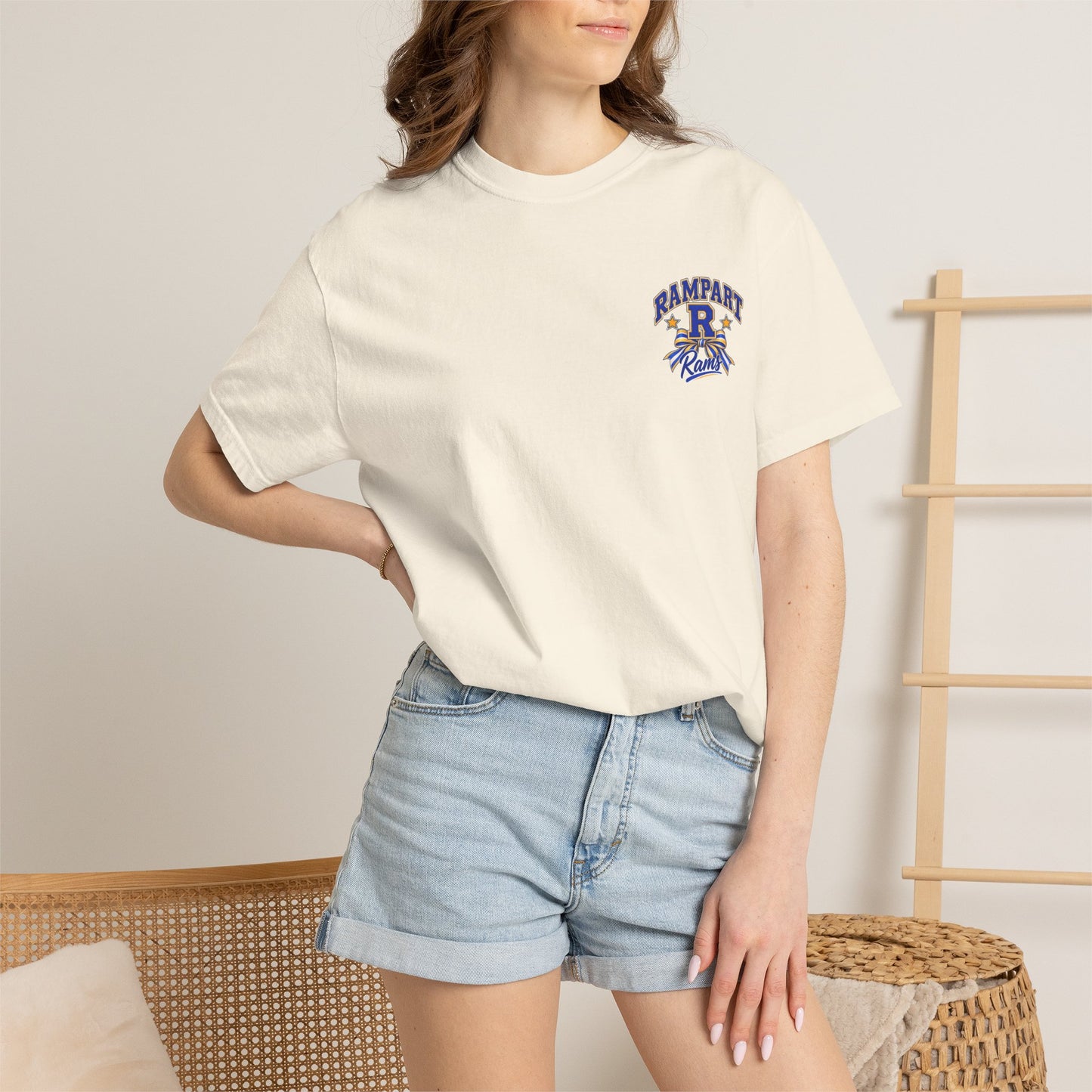 Rampart High School Football T-Shirt – 'Meet Me at the 50 Yard Line' Team Tee