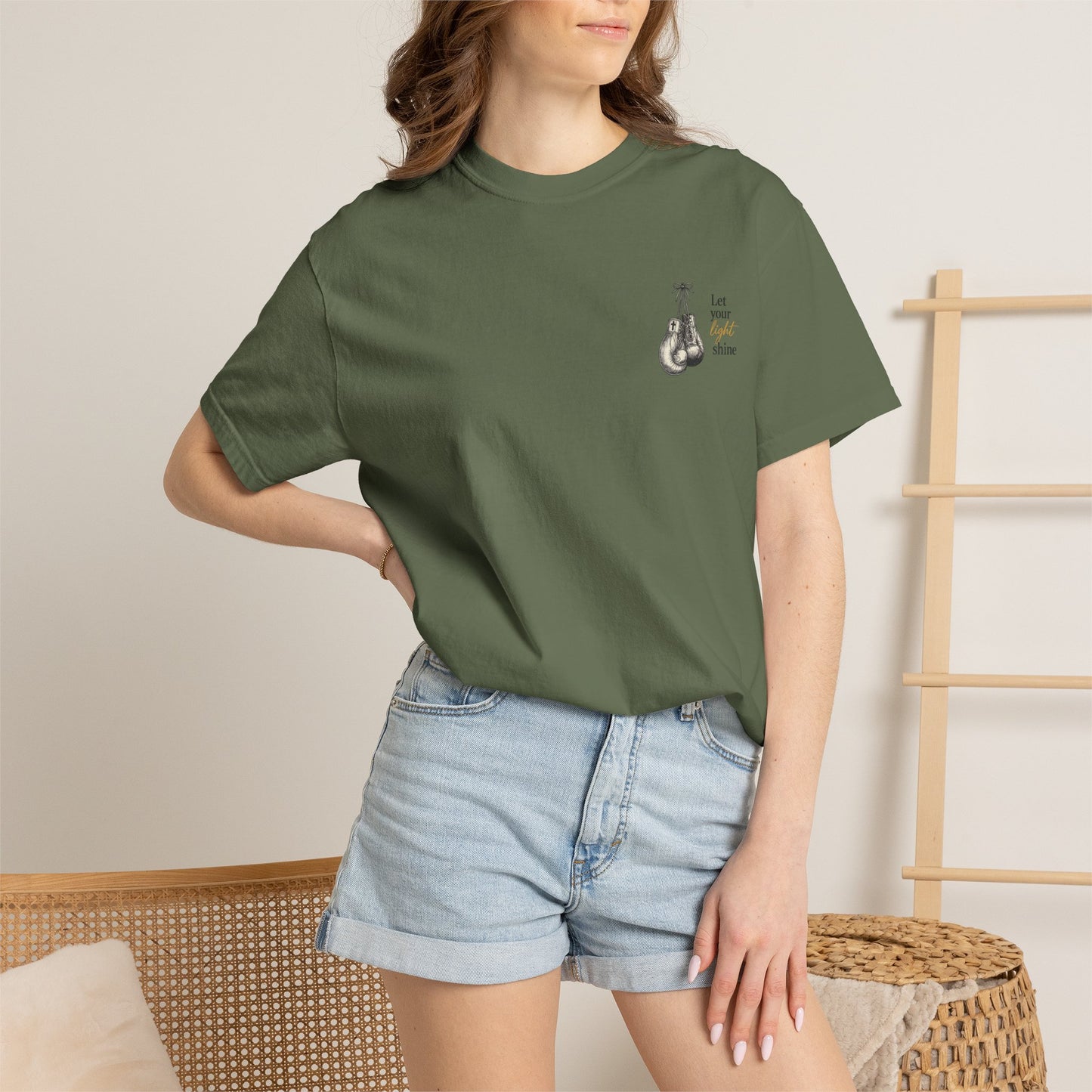 Fighting the Good Fight Grit & Grace collection -Unisex Garment-Dyed T-shirt