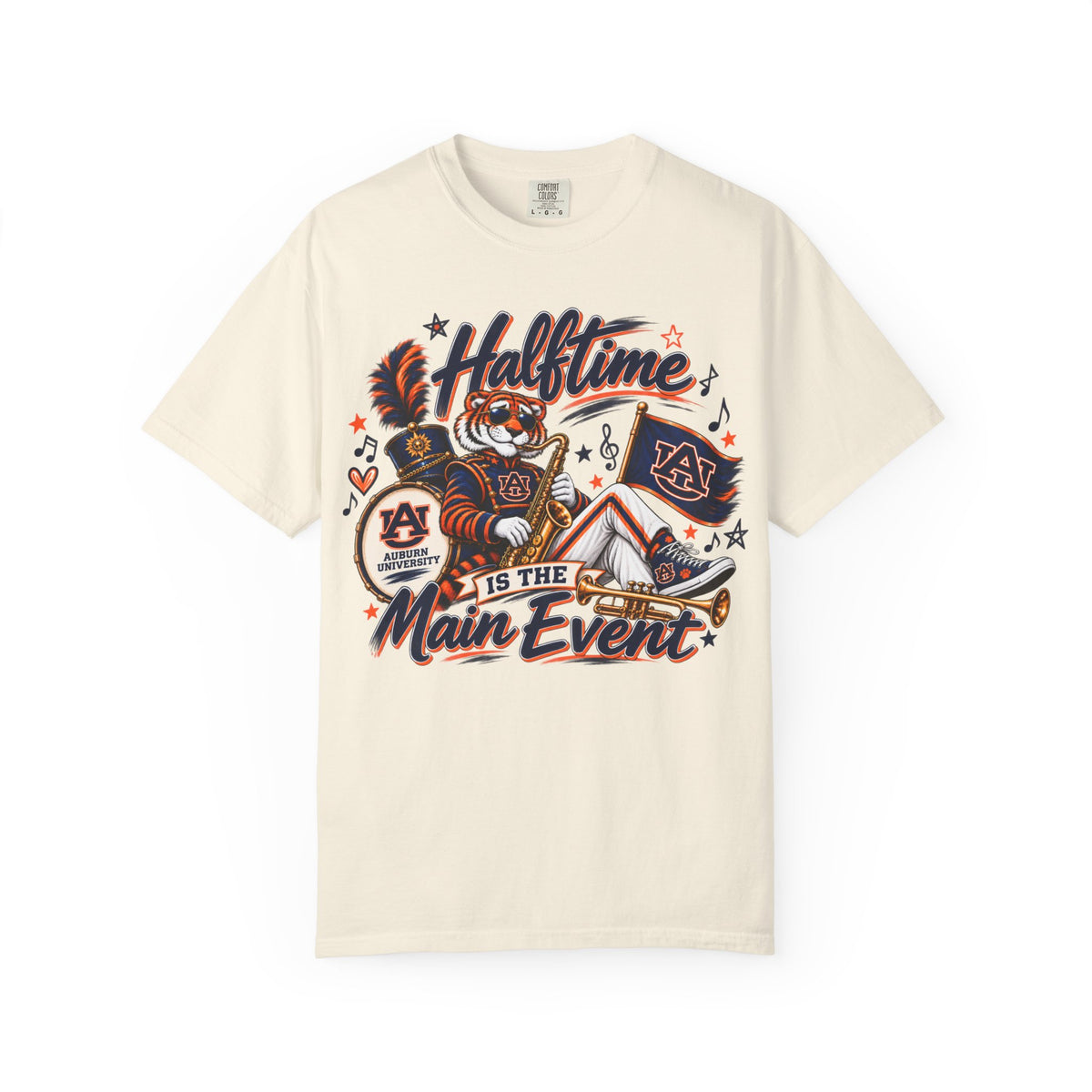 Halftime Is the Main Event T-Shirt — Vintage Football Game Day Tee