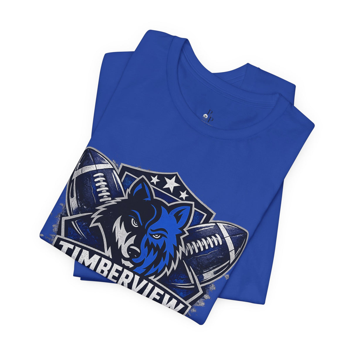 Timberview Football Wolf Logo T-Shirt