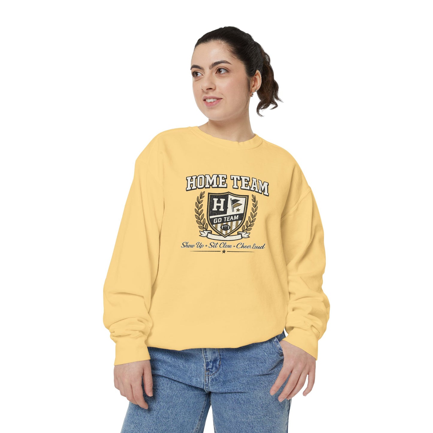 Home Team -Unisex Garment-Dyed Sweatshirt
