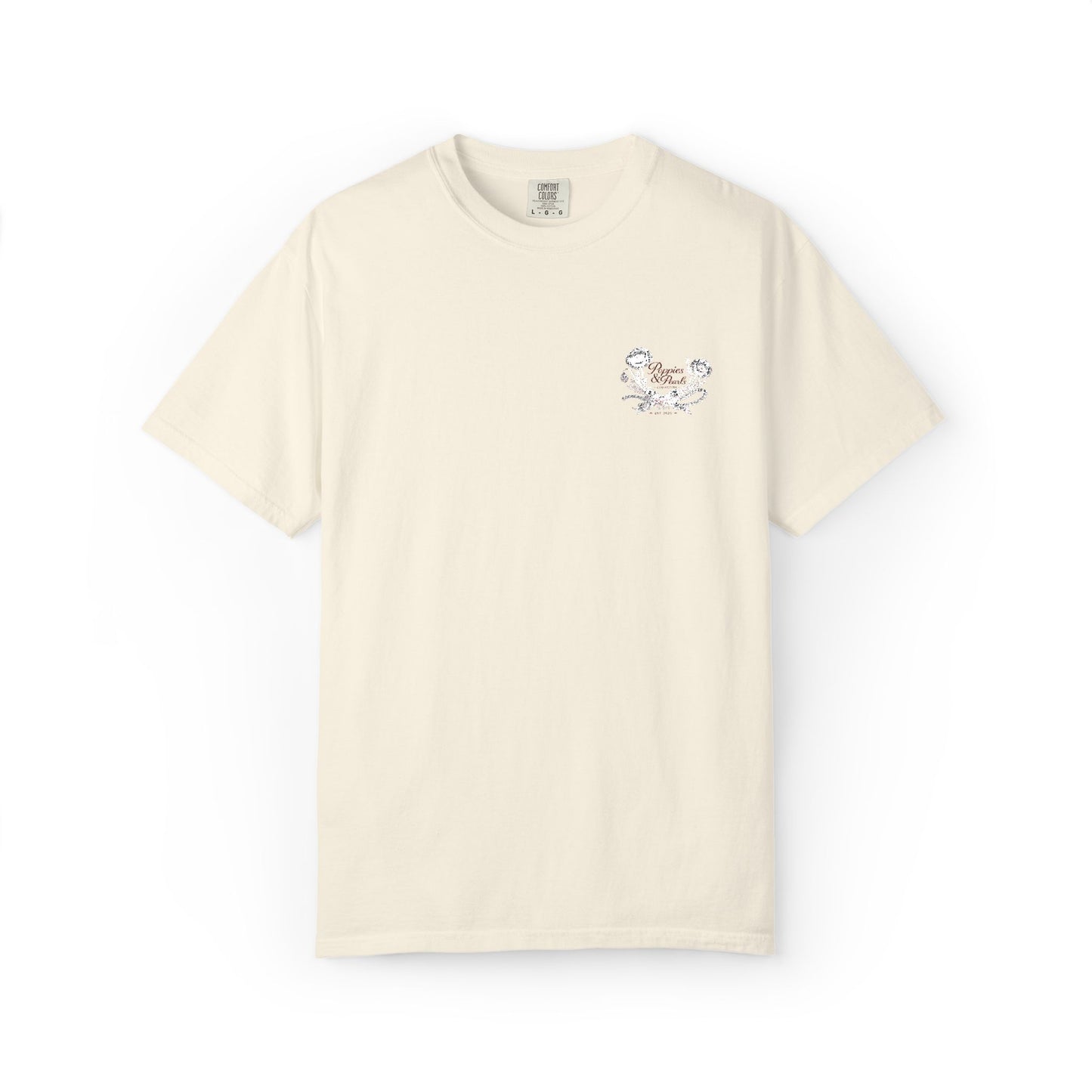 Poppies & Pearls Unisex Garment-Dyed T-shirt