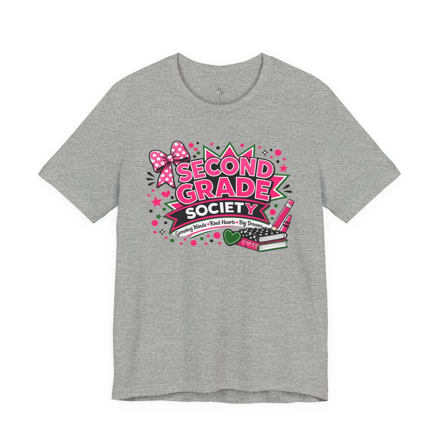 Second Grade Society Unisex Jersey Short Sleeve Tee