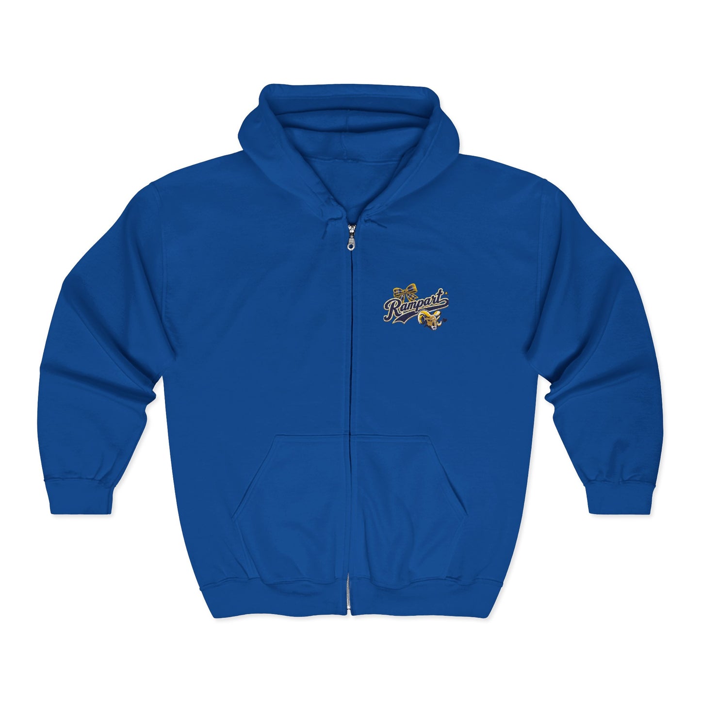 Custom Embroidery Hoodie - Unisex Heavy Blend™ Full Zip Hooded Sweatshirt
