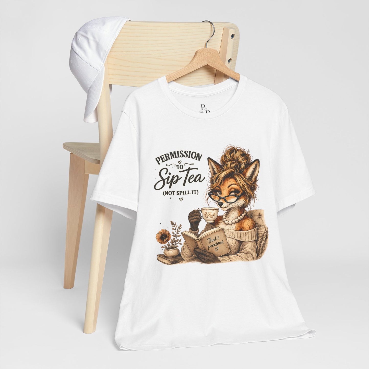 Permission to... Sip the Tea Unisex Jersey Short Sleeve Tee