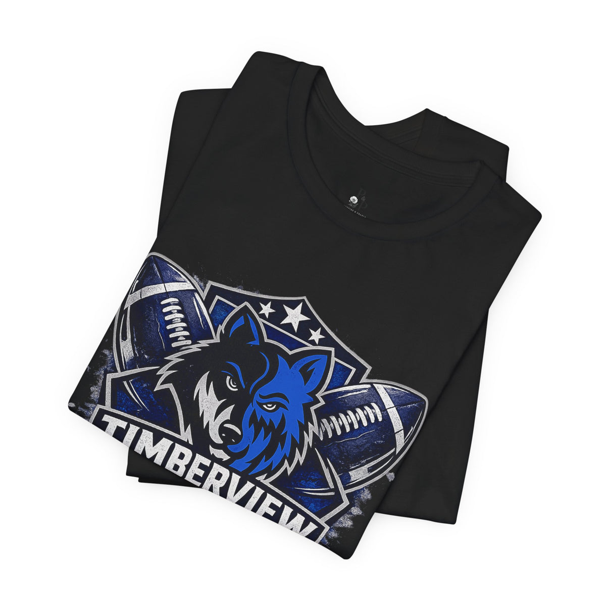 Timberview Football Wolf Logo T-Shirt