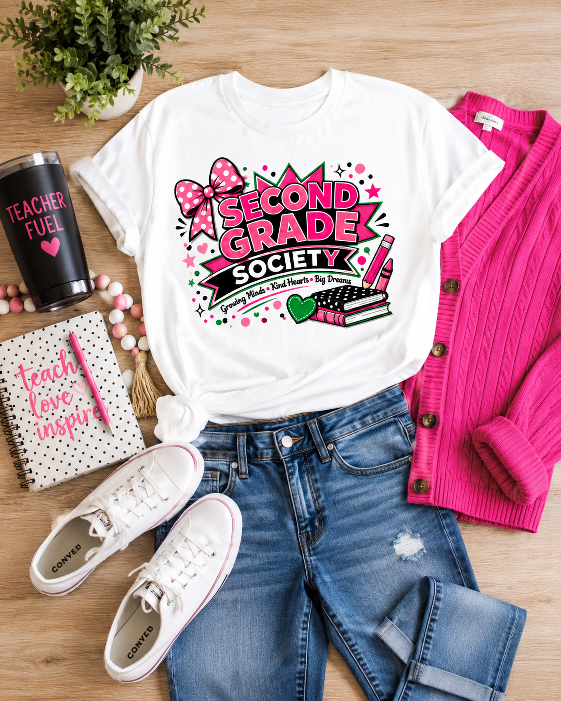 Second Grade Society Unisex Jersey Short Sleeve Tee