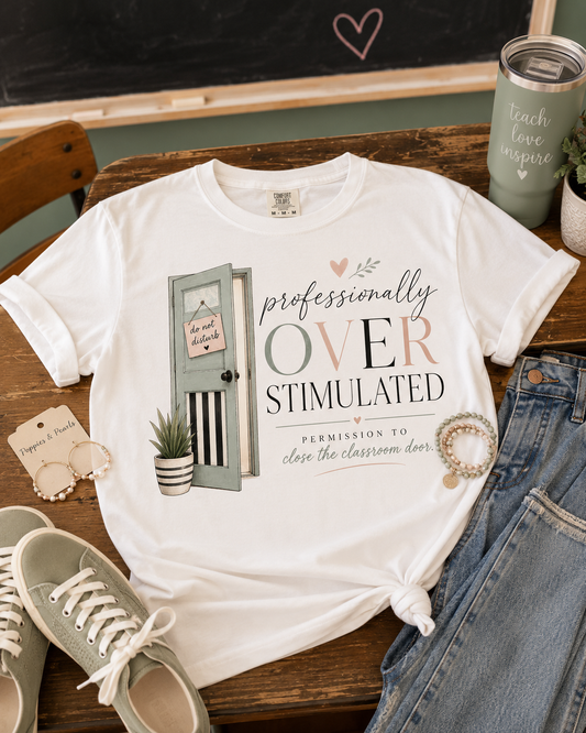 Overstimulated - Unisex Jersey Short Sleeve Tee