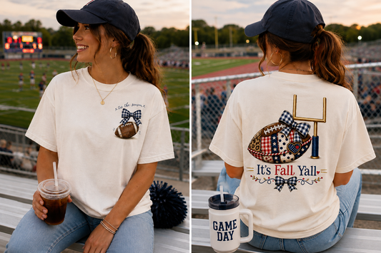 It's Fall Y'all Football Tee