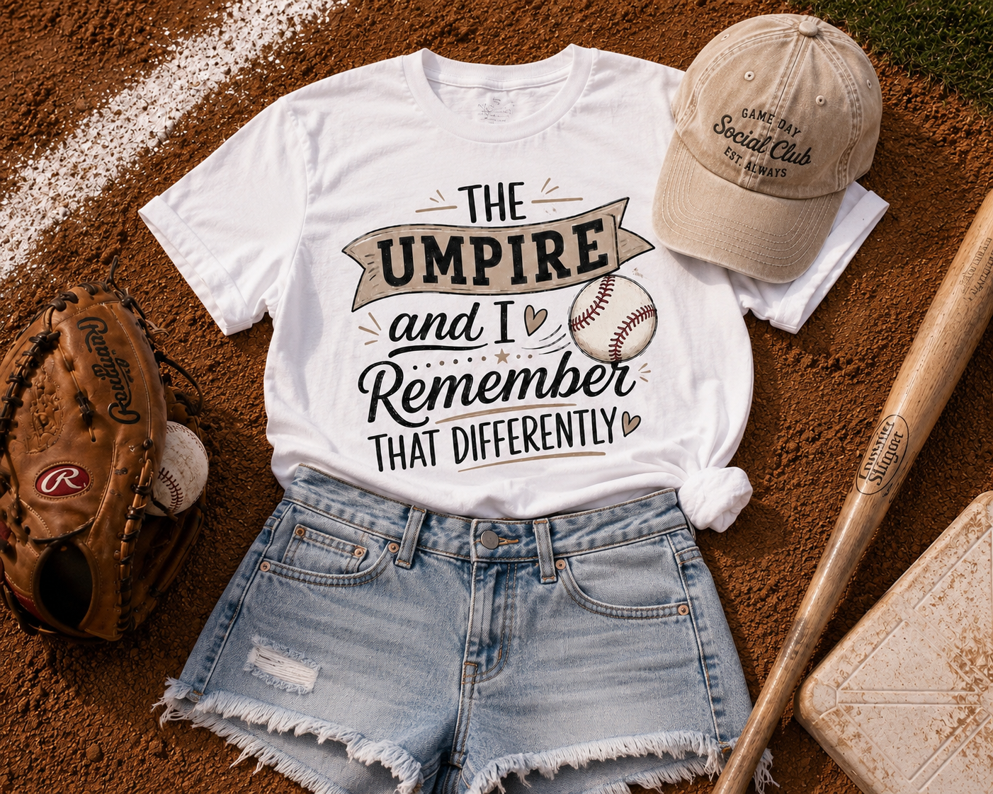 The Umpire t-shirt - Unisex Garment-Dyed T-shirt