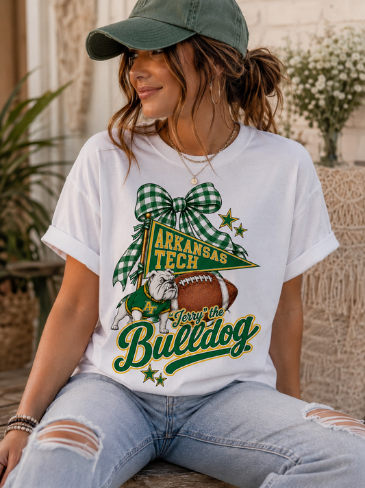 Arkansas Tech 'Jerry the Bulldog' Football T-Shirt