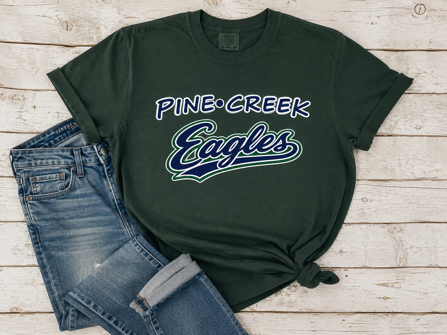 Pine Creek Custom - Unisex Cotton Crew Tee