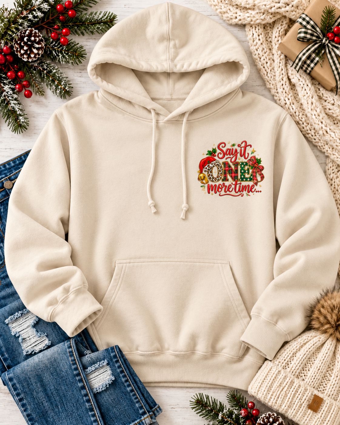 Don't Be an Angry Elf Christmas Hoodie