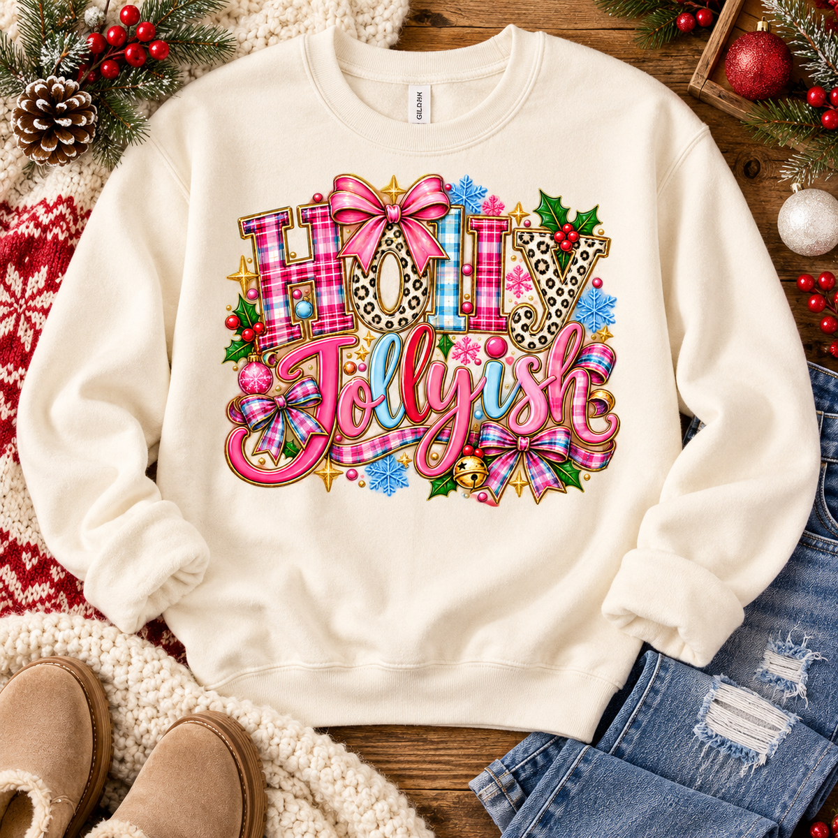 Merry Holly Jolly Christmas Sweatshirt