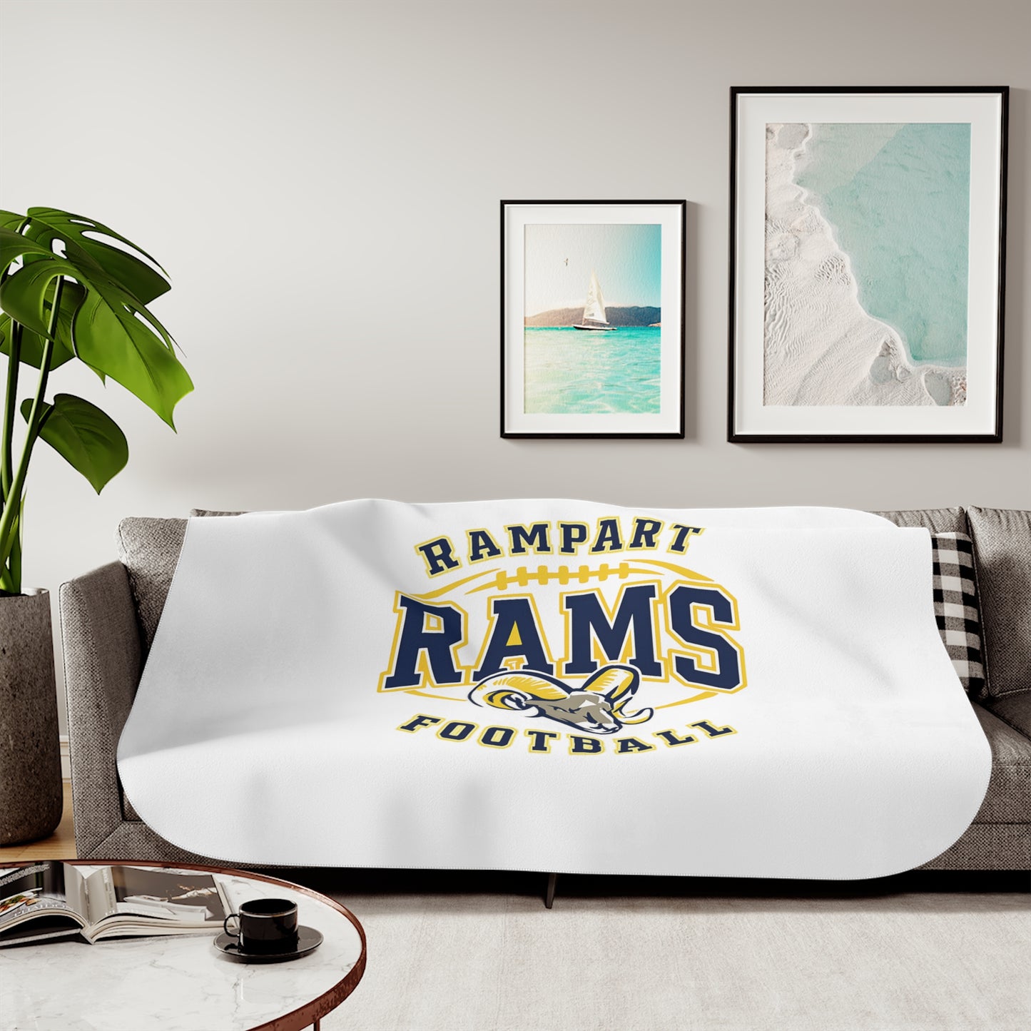 Rams Custom - Sherpa Blanket