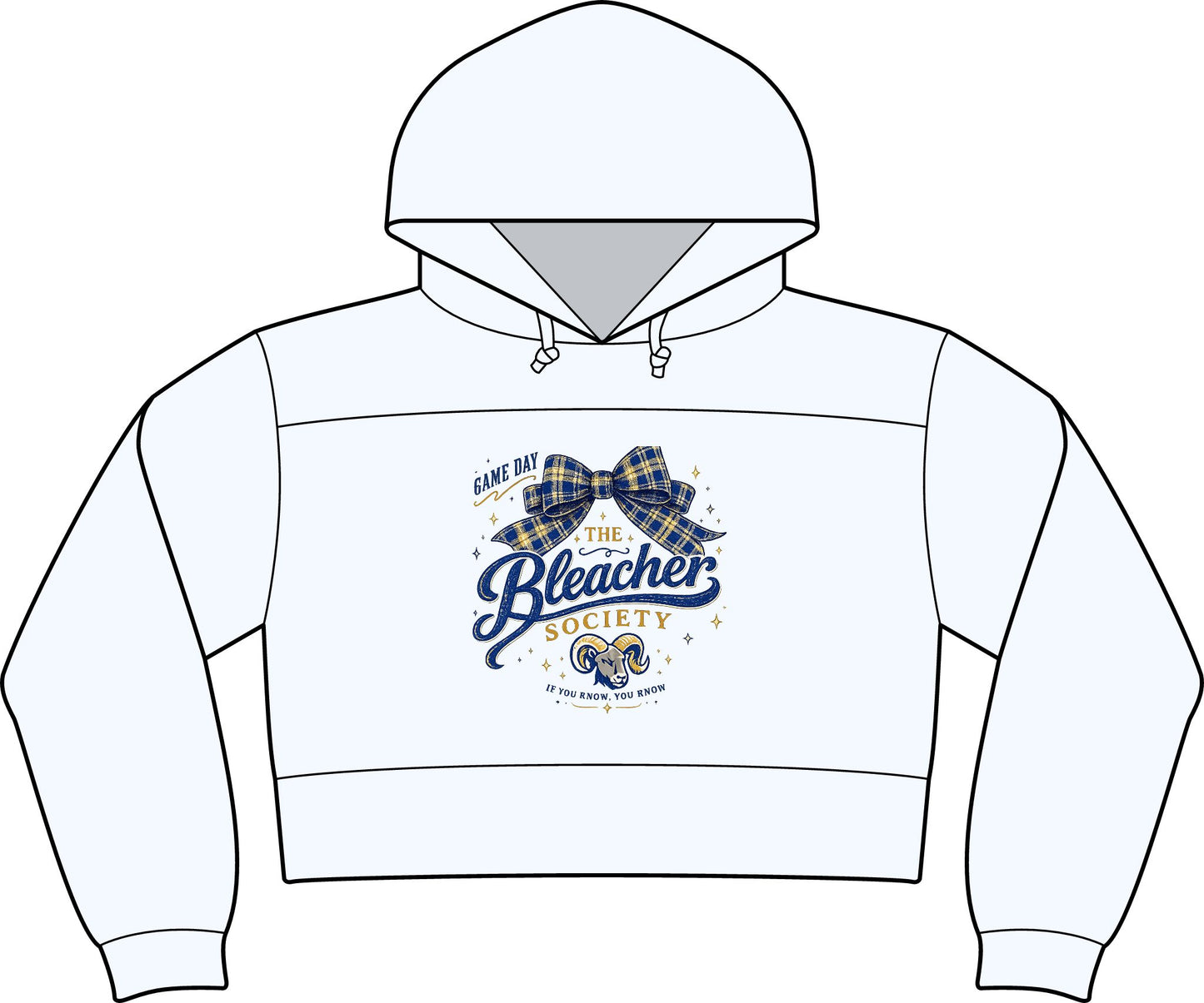 NEW  Rampart Custom Hoodie-Women's Cropped Fleece Hooded Sweatshirt