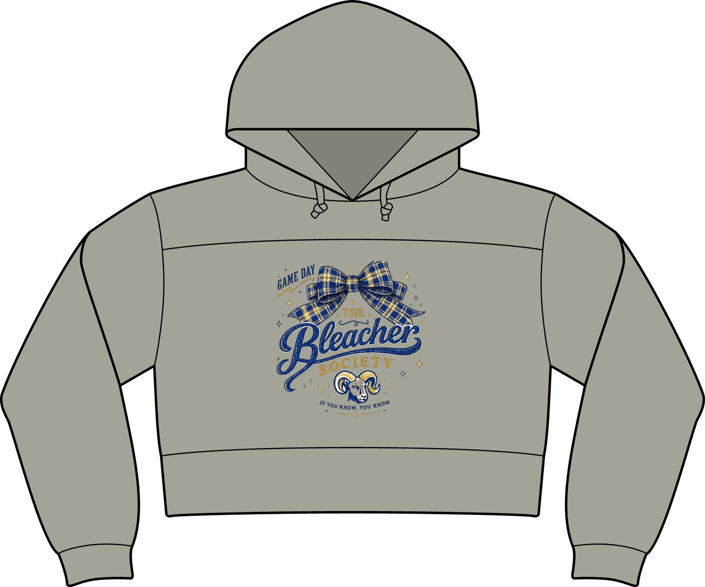 NEW  Rampart Custom Hoodie-Women's Cropped Fleece Hooded Sweatshirt