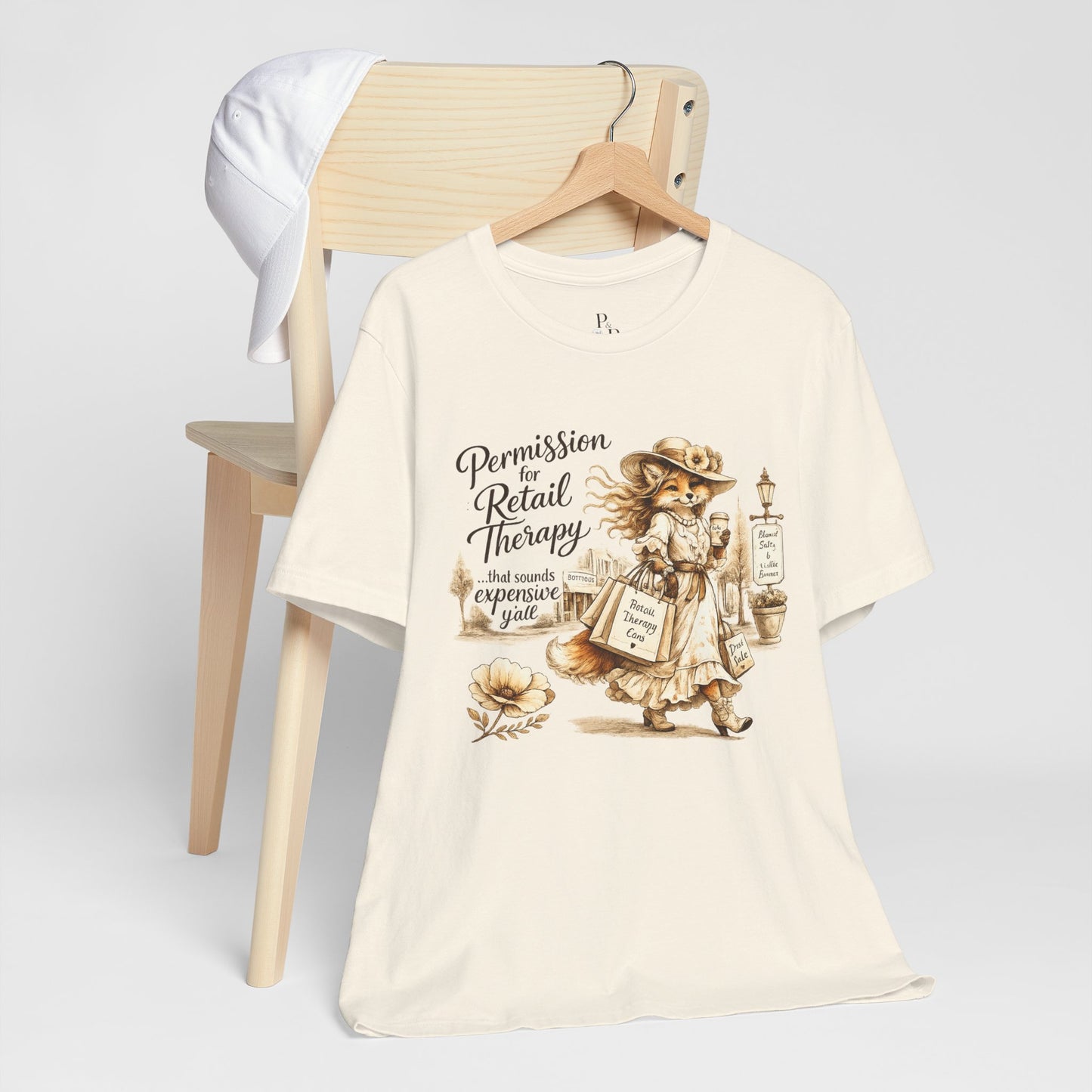 Permission for... Retail Therapy Unisex Jersey Short Sleeve Tee