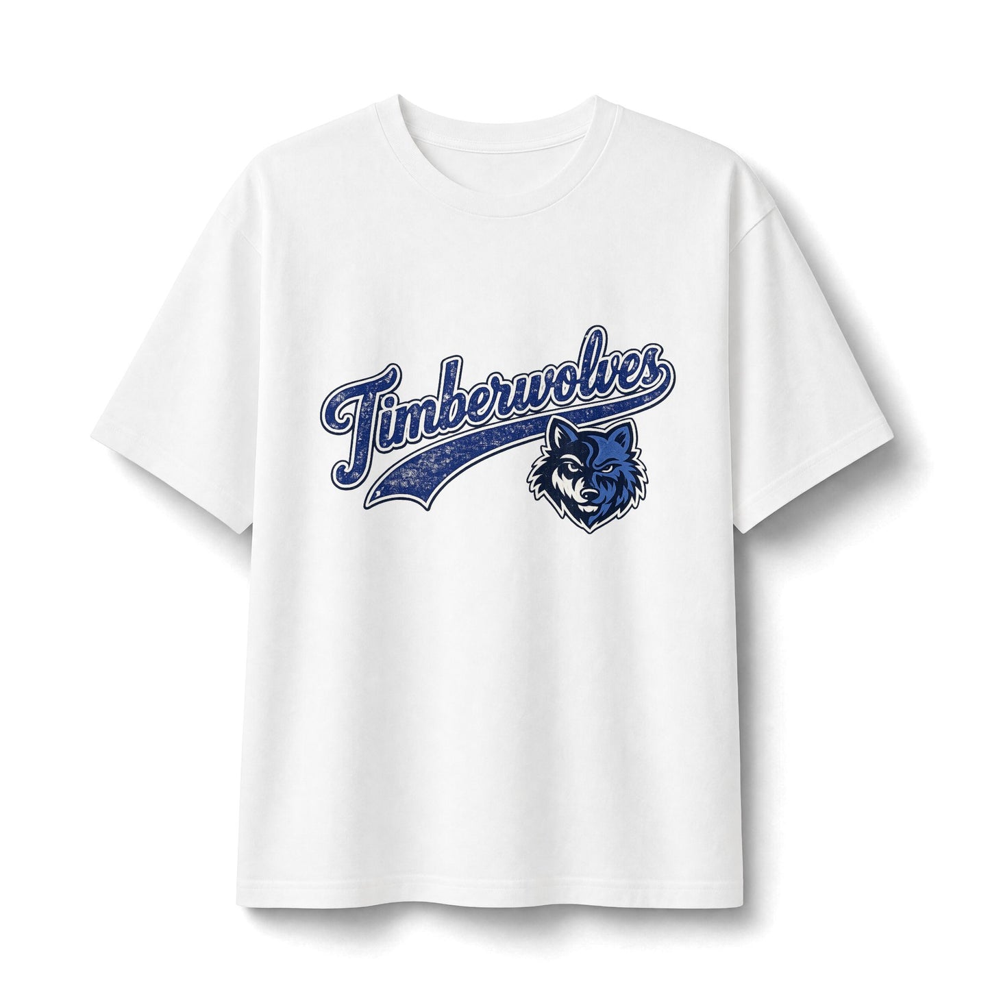 Vintage Timberwolves -Unisex 7.5-Ounce Heavyweight Tee