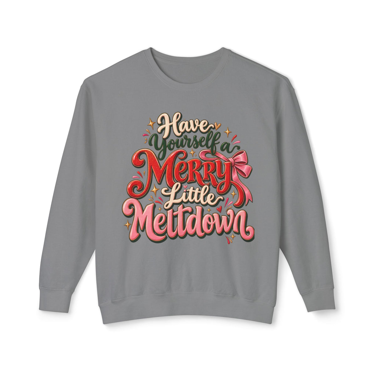 Have Yourself a Merry Little Melltown Sweatshirt | Christmas Typography