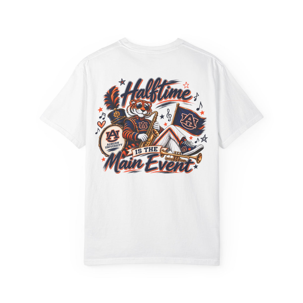 Auburn Halftime T-Shirt — 'Halftime is the Main Event' Game Day Tee