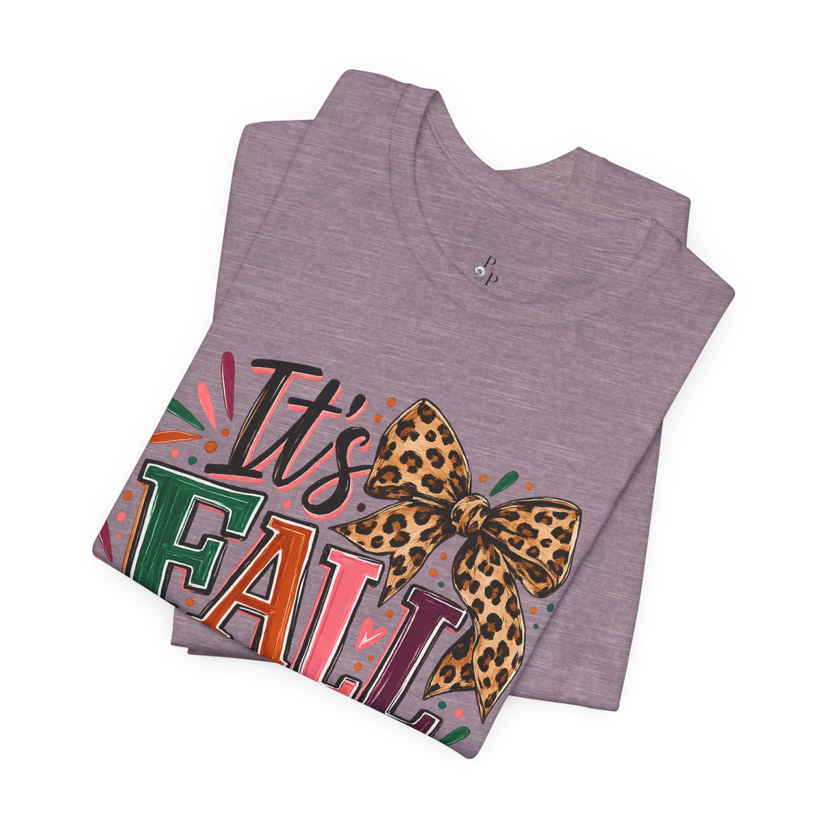 It's Fall Y'all Tee — Leopard Bow Autumn Graphic T-Shirt