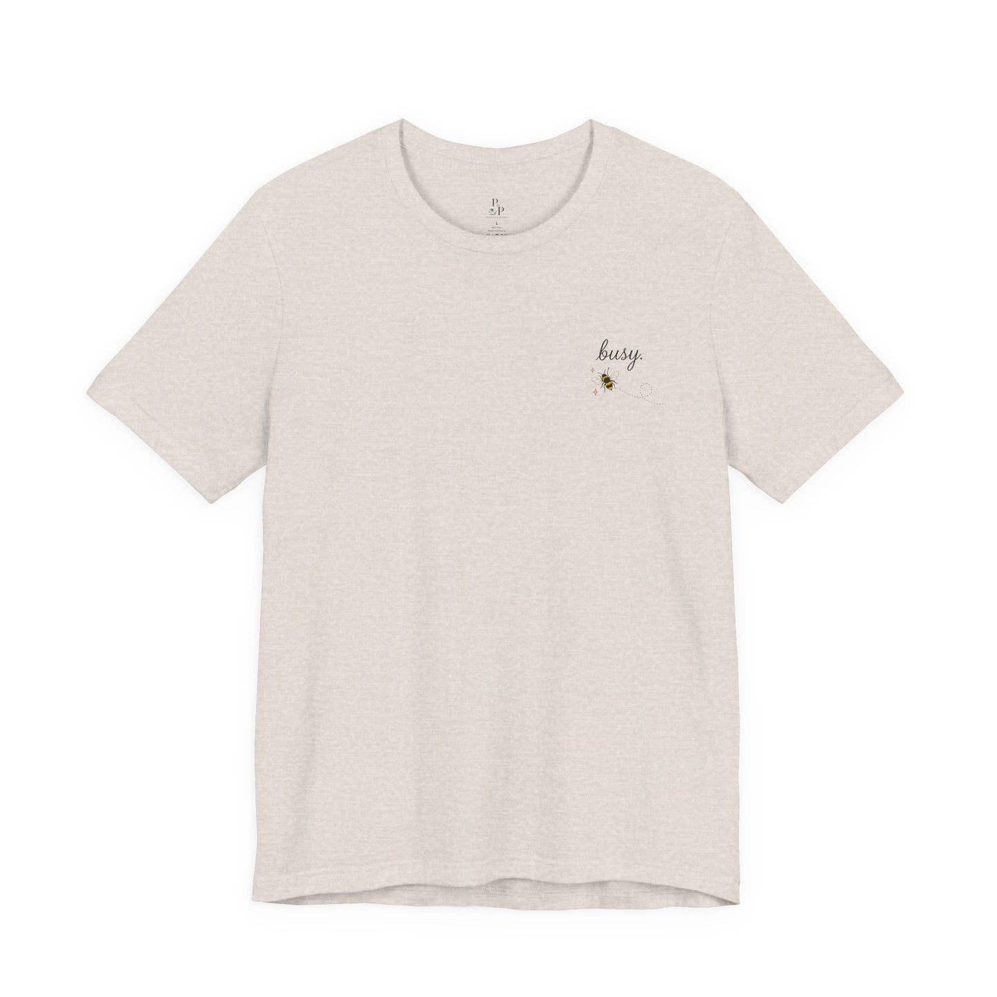 Busy. Be Still. Faith Graphic Tee Unisex Jersey Short Sleeve Tee