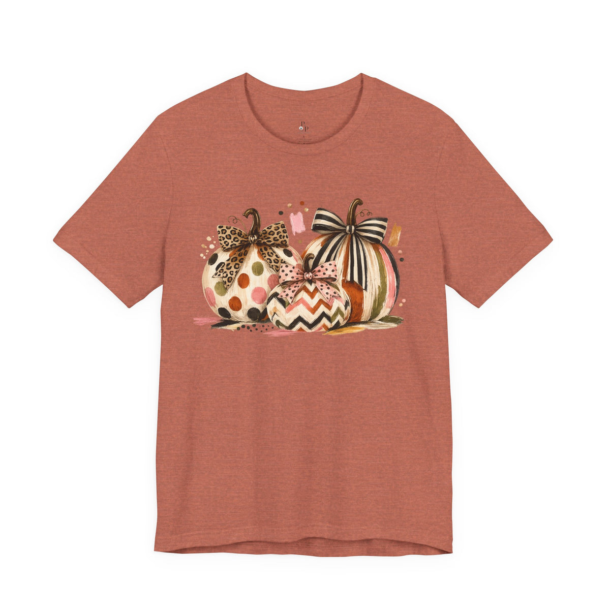 Pretty in Pumpkin | Boutique Fall Graphic Tee 🎀🍂  Jersey Short Sleeve Tee
