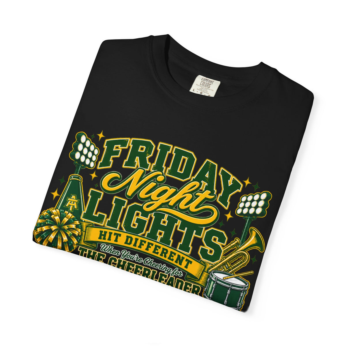 Friday Night Lights Football T-Shirt — Cheerleader & Band School Spirit Tee
