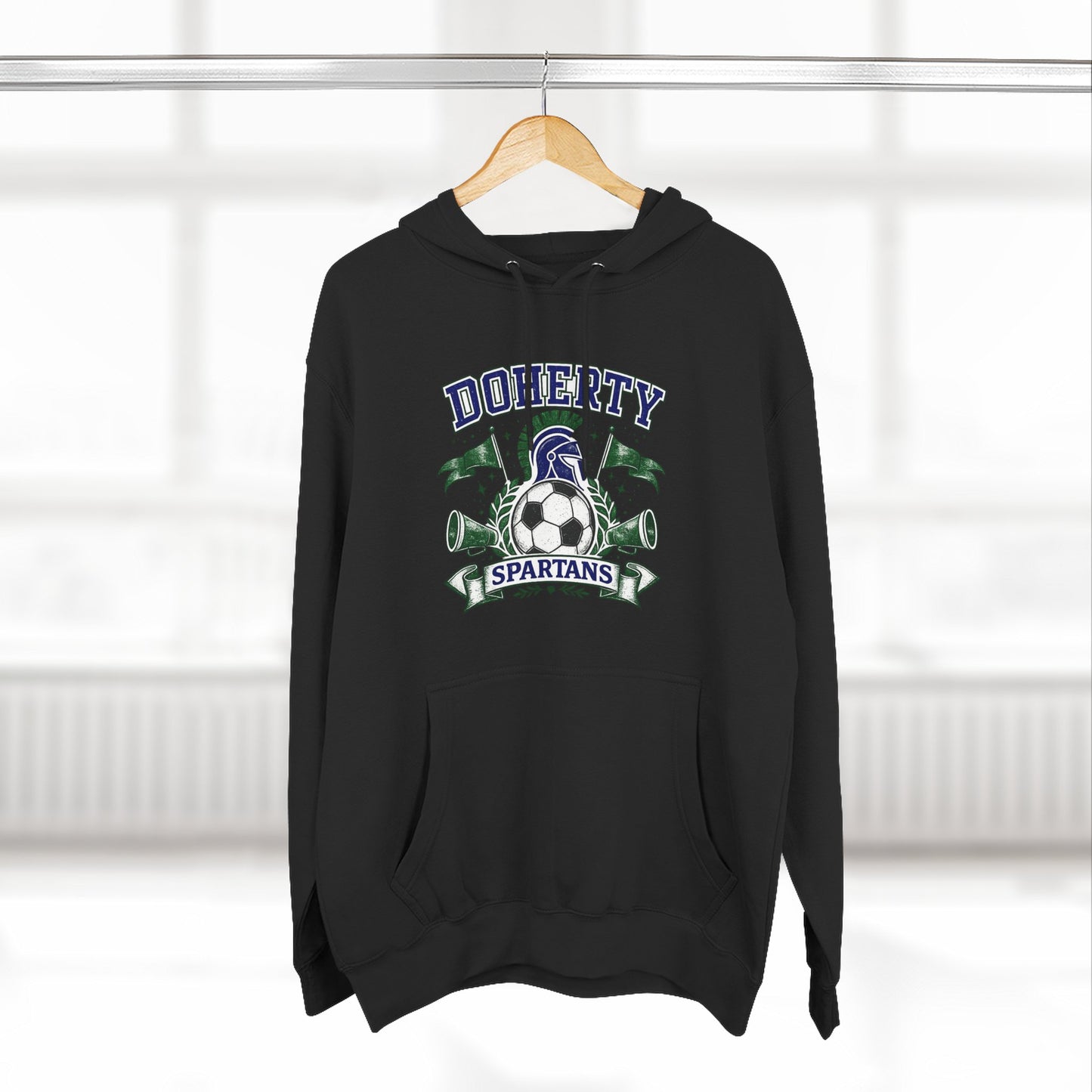Doherty Custom Soccer Three-Panel Fleece Hoodie