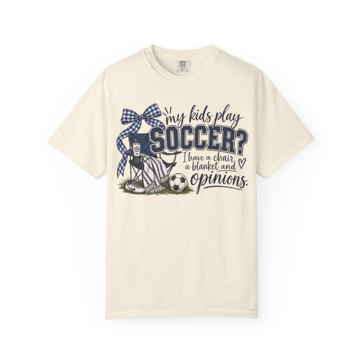 My Kid Plays Soccer - Unisex Garment-Dyed T-shirt